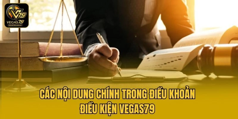 Các nội dung chính trong điều khoản điều kiện Vegas79